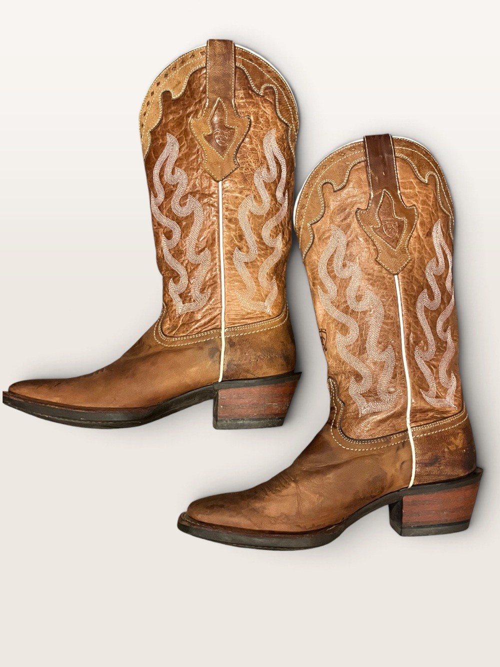 Ariat Crossfire Caliente Leather Cowboy Boots Women’s Size 9